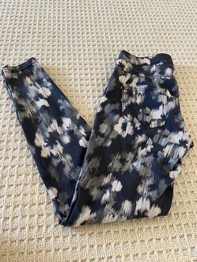 Simply Vera Vera Wang grey and cream legging